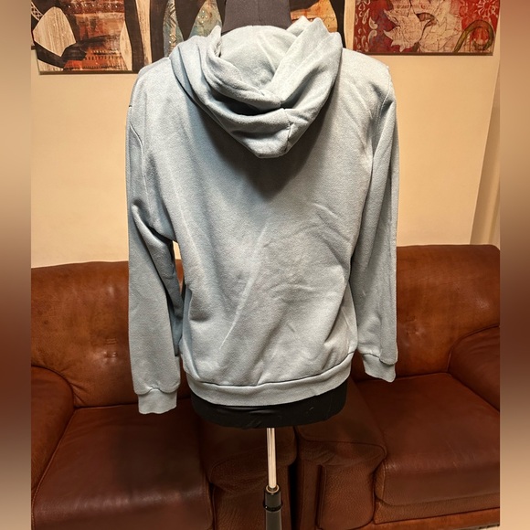 SET OFF TWO DOUBLEJU WOMEN’S HOODED SWEATSHIRT SIZE L COLOR BLUE AND PINK - Picture 8 of 16